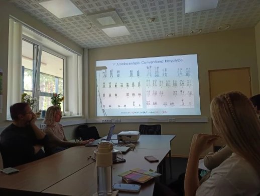 Presentation on karyotyping by the Alexandra Hospital Department of Genetics to the CELVIA team